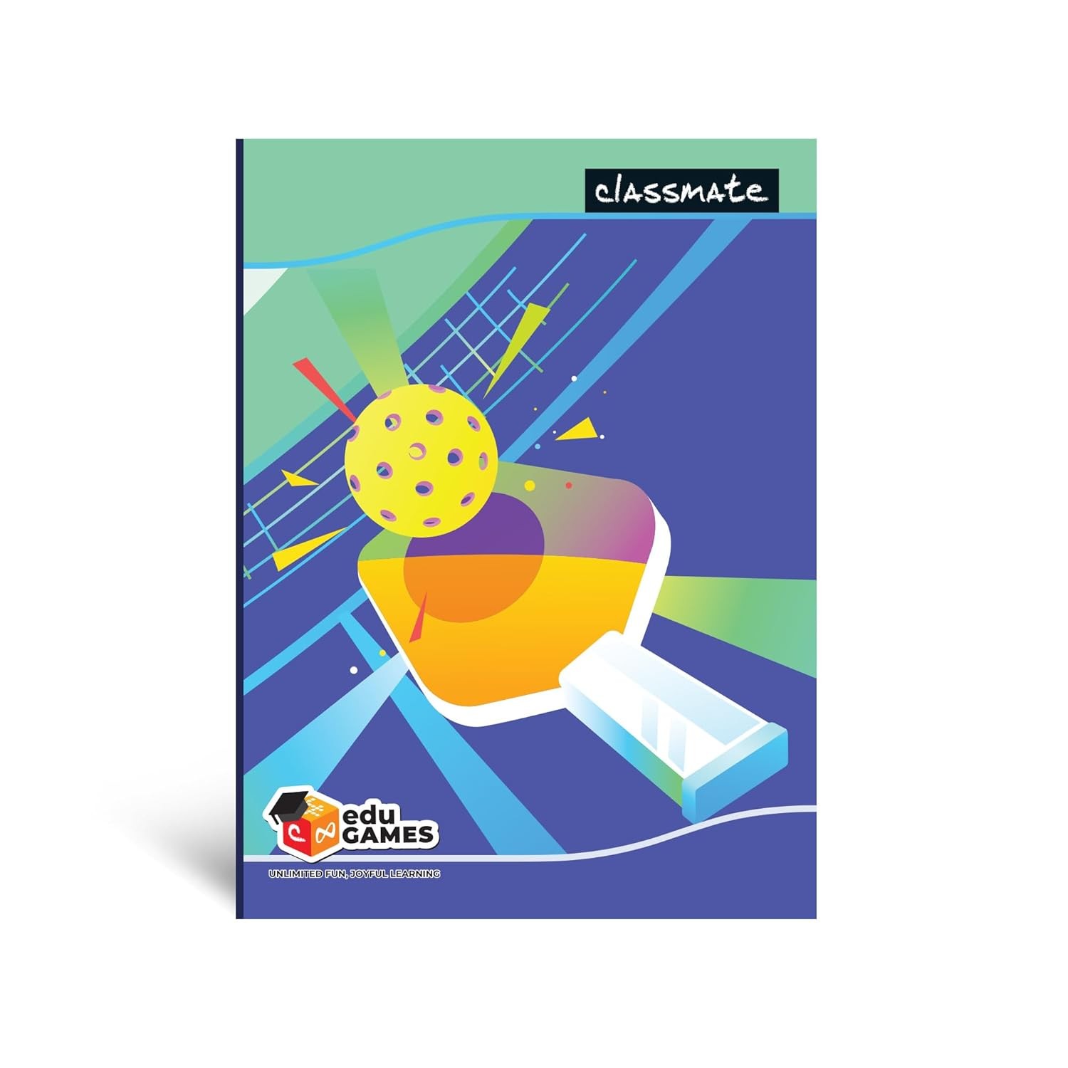 Classmate Notebook | 172 Pages | Unruled | 24.0cm x 18.0cm | Pack of 4 | Unruled Notebook for School