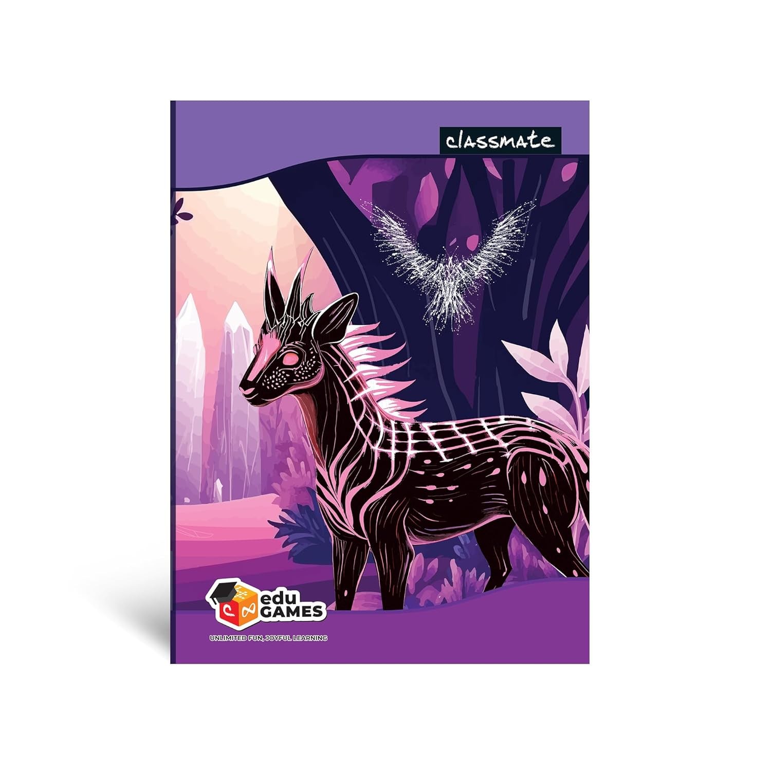 Classmate Long Book| 384 Pages | Single Line | 29.7cm x 21.0cm | Pack of 4 | Long Size Ruled Notebook for School Students