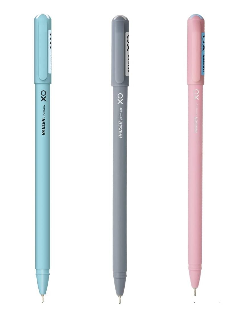 hausar xo ball pen (12 blue+4 black + 4 red) with correction free