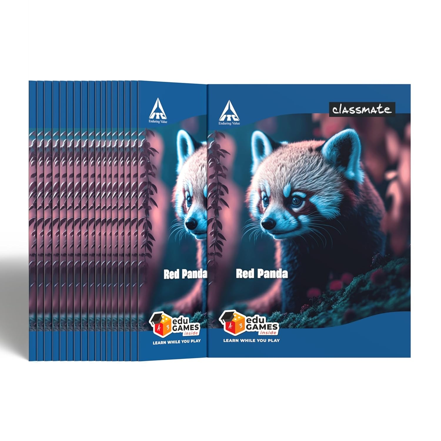 Classmate Notebook - Single line, 92 Pages, 240mm x 180mm, Pack of 18
