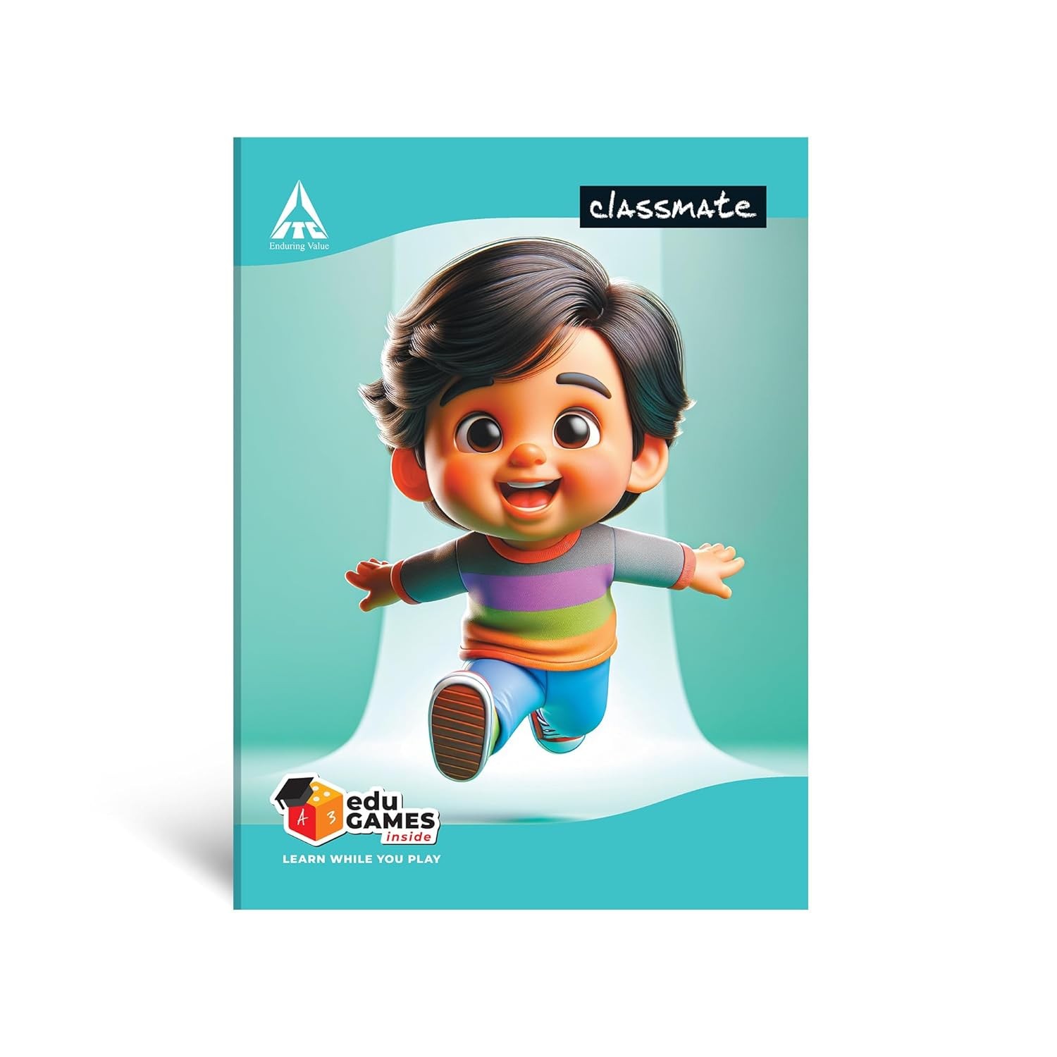 Classmate Spiral Notebook - 120 Pages (Ruled) Pack 0f 12